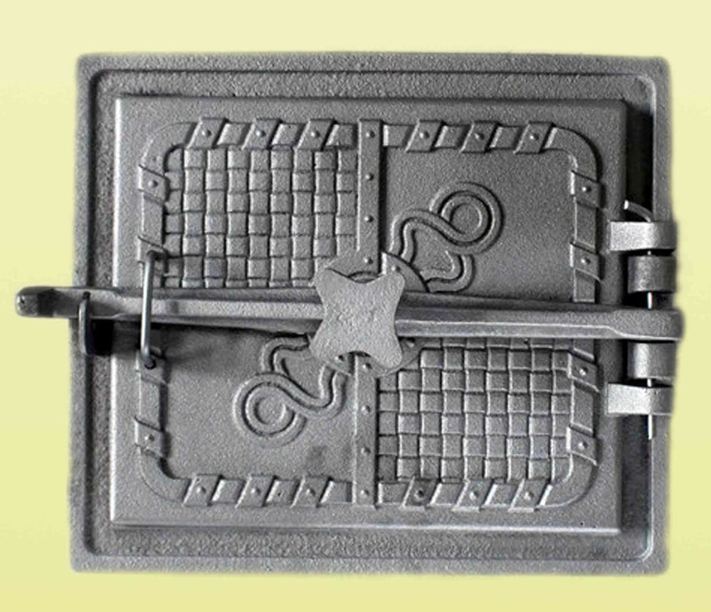Дверцы Булат топочные чугунные 7.7 кг 335х290 мм (ОД)