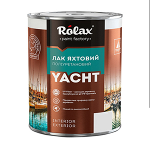 Лак яхтенный полиуретановый Rolax YACHT матовый 2.5 л