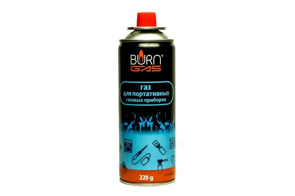 Баллон газовый Burn Gas черно-синий 220 г
