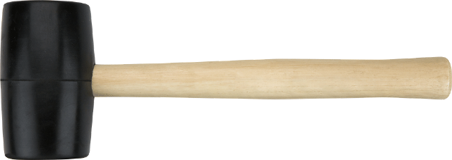 Киянка резиновая Topex d=58 мм 450 г черная, (02A344)